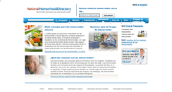 Desktop Screenshot of esp.nationalhemorrhoiddirectory.org